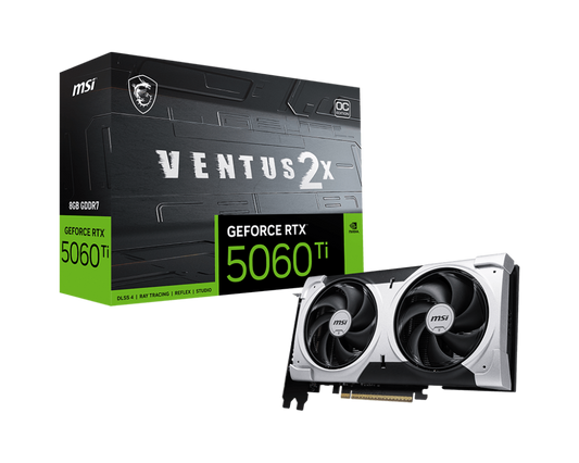 ვიდეო ბარათ - MSI GeForce RTX 5060 Ti 8G VENTUS 2X OC PLUS - itgserv.com