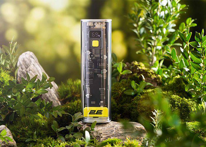 პორტატული დამტენი - 2E Power Bank Сrystal 24000mAh 100W - itgserv.com