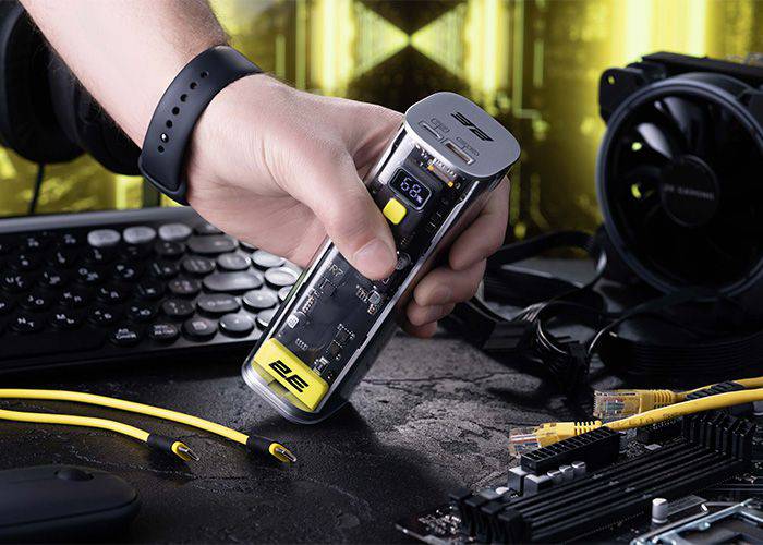 პორტატული დამტენი - 2E Power Bank Сrystal 24000mAh 100W - itgserv.com