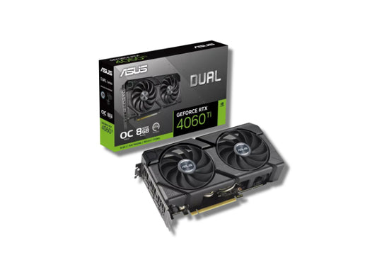ვიდეო ბარათი - ASUS Graphic Card GeForce RTX 4060 Ti 8GB GDDR6 DUAL OC EVO - itgserv.com