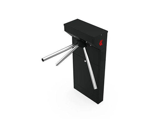 ტურნიკეტი - Atlas CRB 100C - Black – Black Color Single Leg Turnstile - itgserv.com