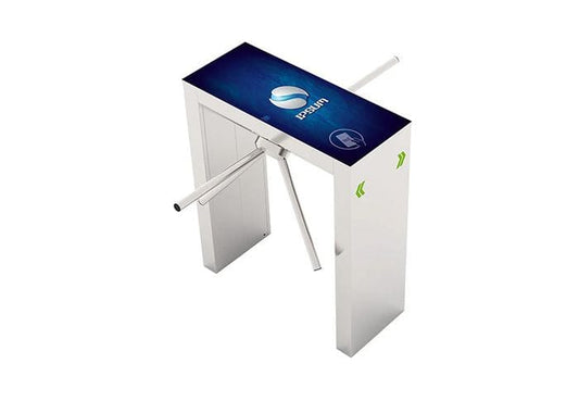 ტურნიკეტი - Atlas CRB 220D – Double Leg Double Turnstile with Glass Cover - itgserv.com