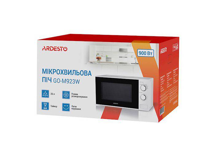მიკროტალღური ღუმელი - Ardesto GO-M923W - itgserv.com