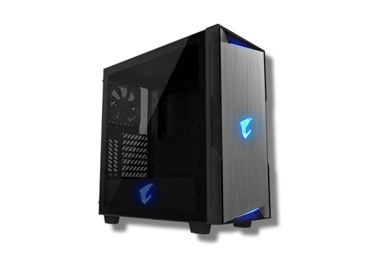 ქეისი - Gigabyte AORUS C300 GLASS 2x120mm Fans Mid Tower Black - itgserv.com