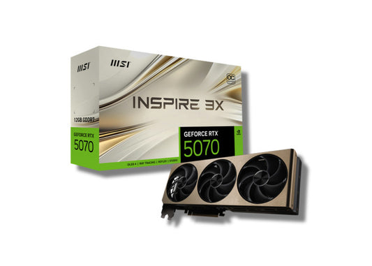 ვიდეო ბარათ - MSI GeForce RTX 5070 12G INSPIRE 3X OC - itgserv.com