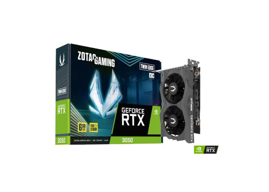 ვიდეო ბარათი - ZOTAC Graphic Adapter GeForce RTX 3050 6GB GDDDR6 Twin Edge OC - itgserv.com