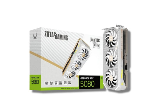 ვიდეო ბარათი - Zotac GAMING GeForce RTX5080 SOLID OC White Edition - itgserv.com