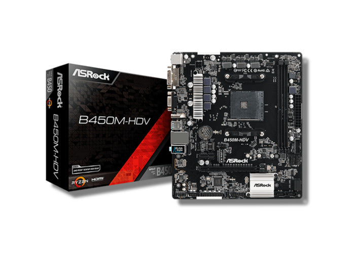 დედა დაფა - AsRock B450M-HDV - itgserv.com