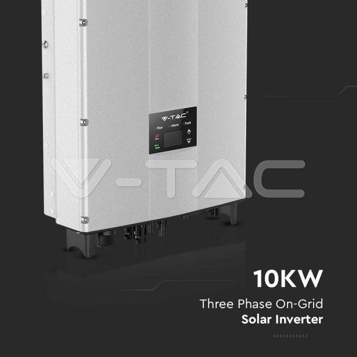 ინვერტორი : 10kW On-Grid Solar Inverter LCD Display DC Switch Three Phase IP65, 10 kw- ITGS