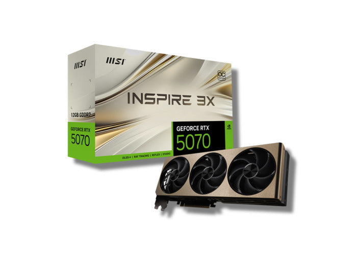 ვიდეო ბარათ - MSI GeForce RTX 5070 12G INSPIRE 3X OC - itgserv.com