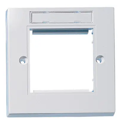 ქსელის აქსესუარი - Surface Box UK 1G 28mm White