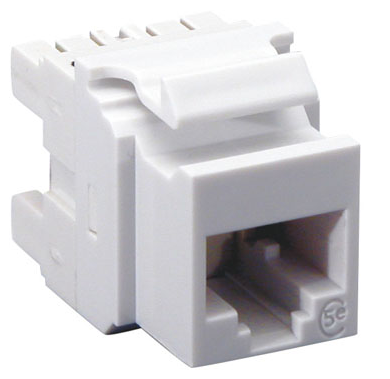 ქსელის აქსესუარი - Keystone Module 1xRJ45 (WE8W) UTP 568A/B PowerCat 5e White
