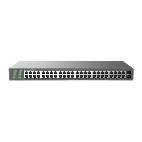 ქსელის სვიჩი - Grandstream GWN7706, 48×GbE + 2×SFP, არამართვადი