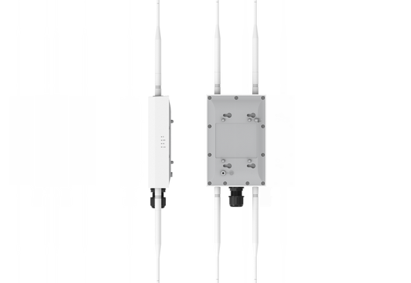 დაშვების წერტილი - Managed AP Outdoor Dual Band 11ax 574+1200Mbps 2T2R 2.5GbE PoE.at(+) 4x5dBi RP-SMA IP67 demo