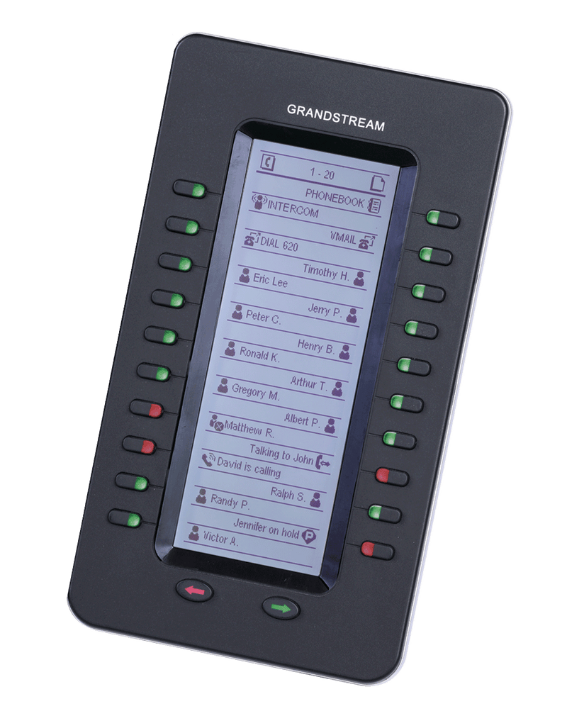 გაფართოების მოდული - Grandstream GXP2200EXT, 20 პროგრამირებადი ღილაკი