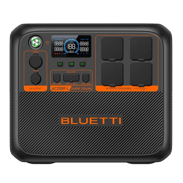 პორტატული ელექტრო სადგური - Bluetti AC200PL Expandable Power Station | 2400W 2304Wh