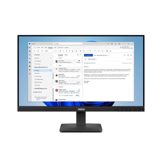 მონიტორი - Lenovo ThinkVision S24-4e 23.8" IPS 100Hz