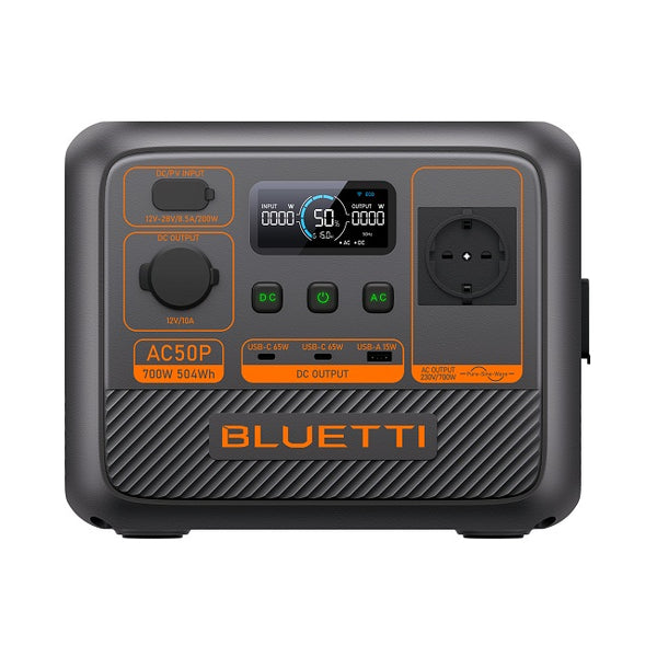 პორტატული ელექტრო სადგური - Bluetti AC50P Portable Power Station | 700W 504Wh