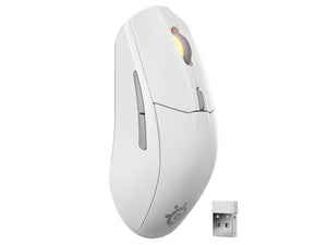 SteelSeries Rival 3 Gen 2 Wireless, RGB, USB-A/WL/BT, თეთრი