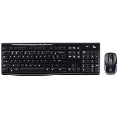 LOGITECH MK270 Keyboard + Mouse Combo Black
