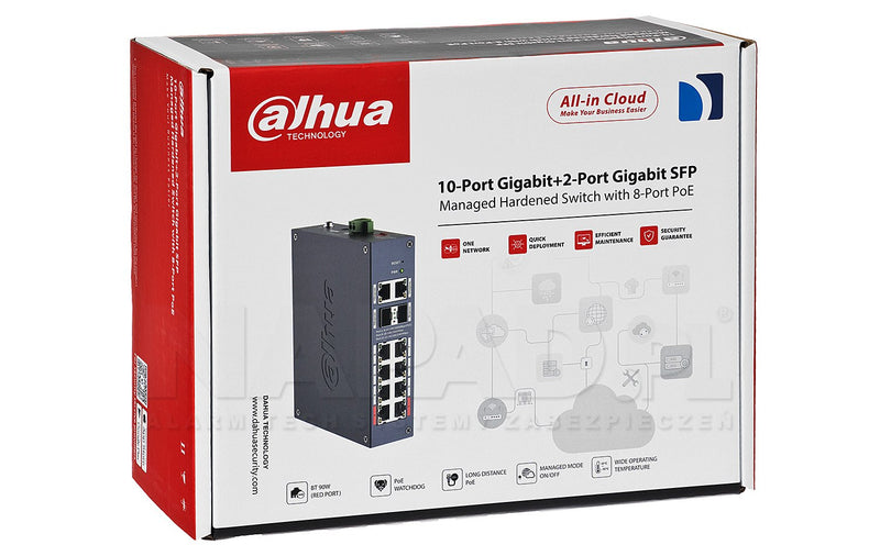 Dahua CHS4212-8GT-110 ქსელის სვიჩი