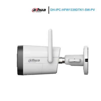 Dahua IPC-HFW1339DTK1-SW-PV 3მპ 2.8mm IP კამერა