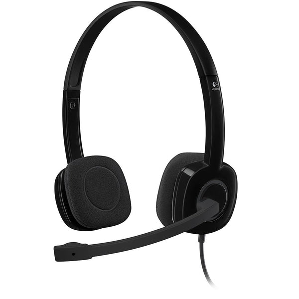 LOGITECH H151 Corded Stereo Headset Black 3.5mm