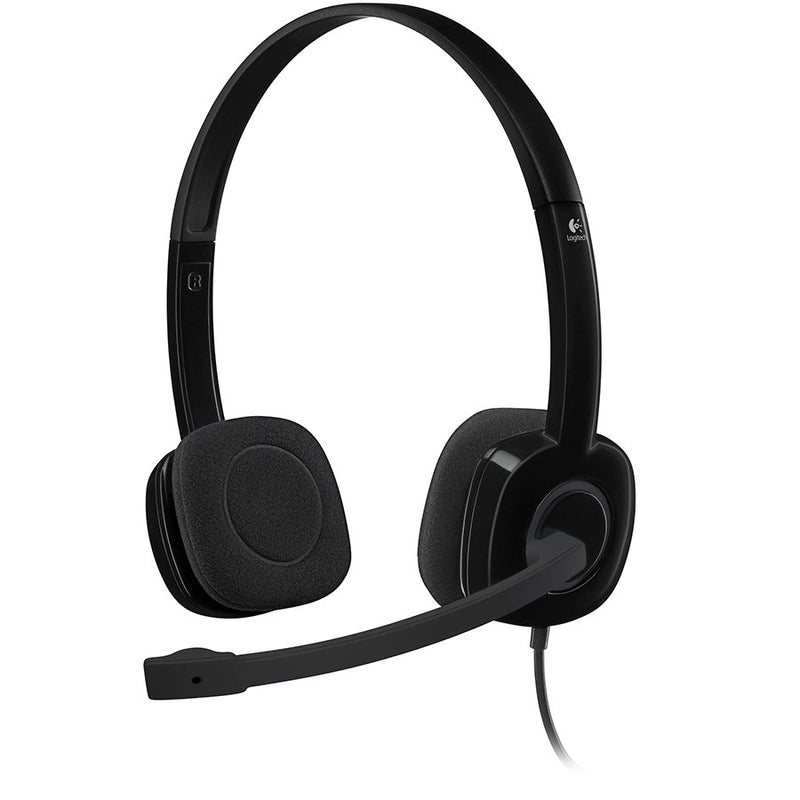 LOGITECH H151 Corded Stereo Headset Black 3.5mm