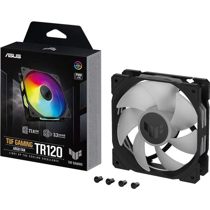 ASUS TUF Gaming TR120 ARGB 120mm, შავი