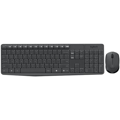 LOGITECH MK235 Keyboard + Mouse Combo Grey