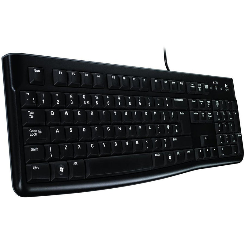 LOGITECH K120 Corded Keyboard Black