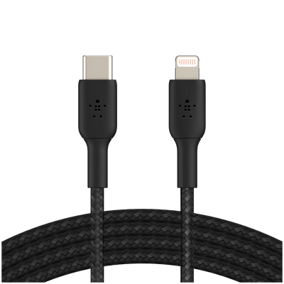 BELKIN Lightning to USB-C Braided Cable 2m Black