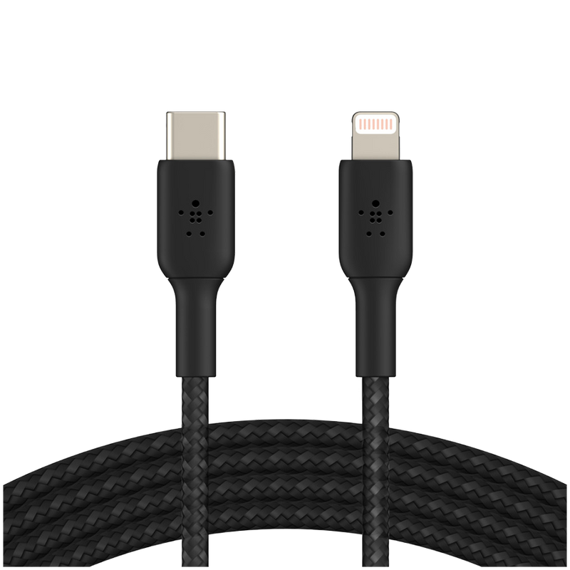 BELKIN Lightning to USB-C Braided Cable 2m Black