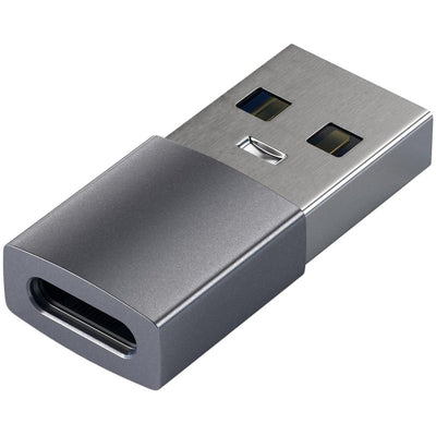 SATECHI USB-A to USB-C Adapter Space Gray