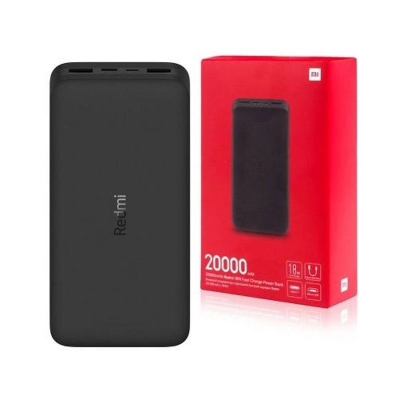 პორტატული დამტენი - 20000mAh Redmi 18W Fast Charge Power Bank Black