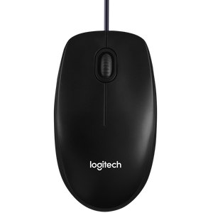 LOGITECH B100 Corded Mouse Black