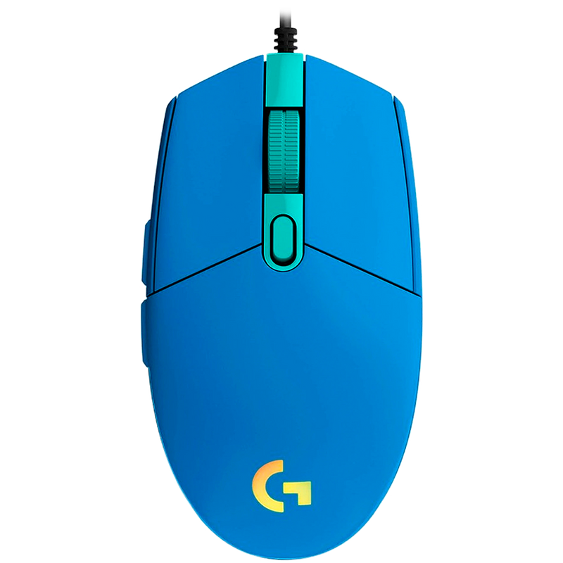 LOGITECH G102 LIGHTSYNC Corded Gaming Mouse Blue