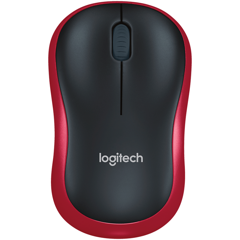 LOGITECH M185 Wireless Mouse Red