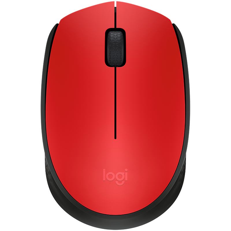 LOGITECH M171 Wireless Mouse Red