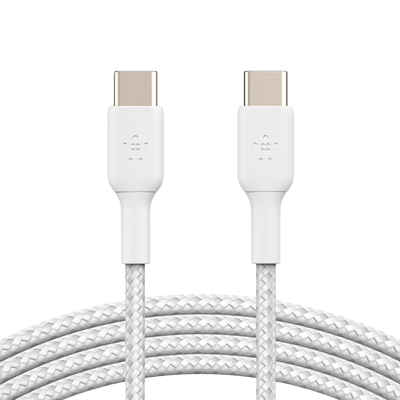 BELKIN USB-C to USB-C Braided Cable 1m White