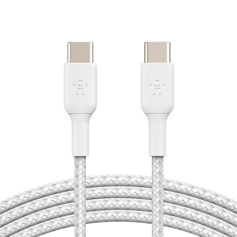 BELKIN USB-C to USB-C Braided Cable 1m White