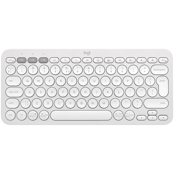LOGITECH Pebble Keys 2 K380s Tonal White