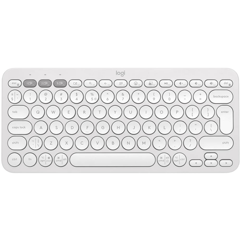LOGITECH Pebble Keys 2 K380s Tonal White