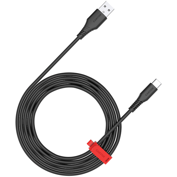 CANYON AC18SC USB-A to USB-C Cable 18W 1.2m Black