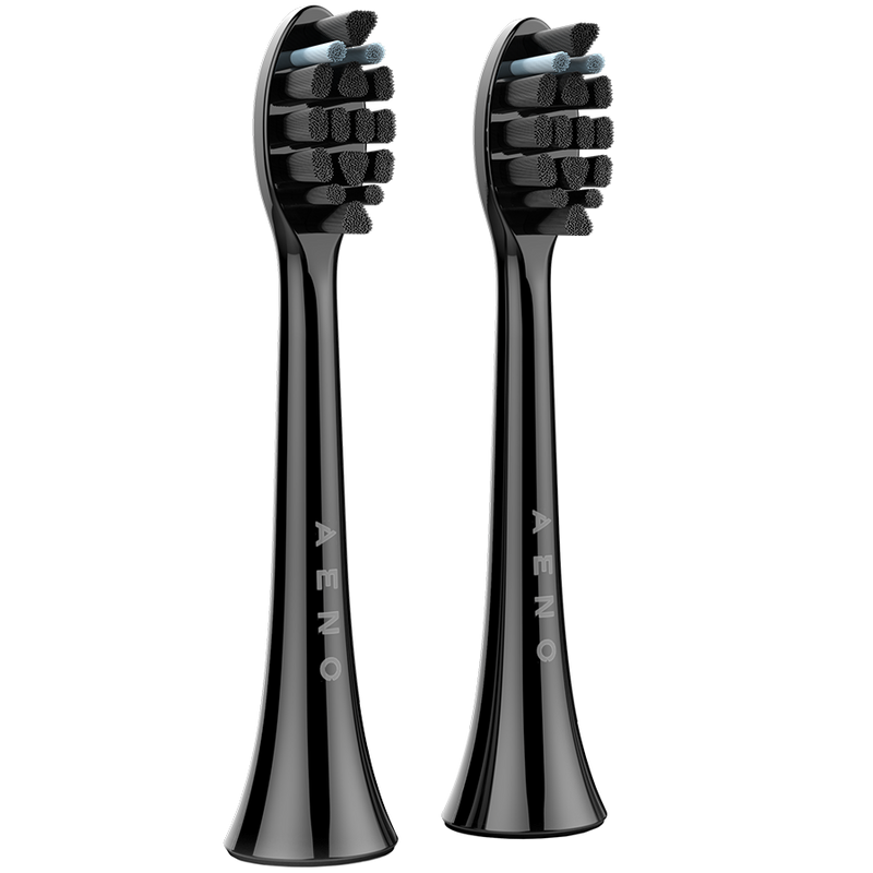 AENO Replacement Toothbrush Heads Black