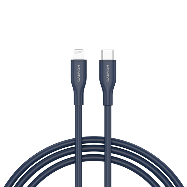 CANYON CLNM60 USB-C to Lightning Cable Blue