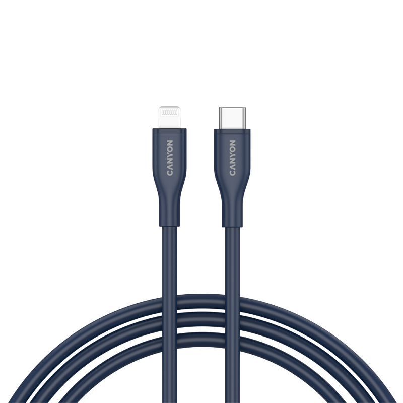 CANYON CLNM60 USB-C to Lightning Cable Blue