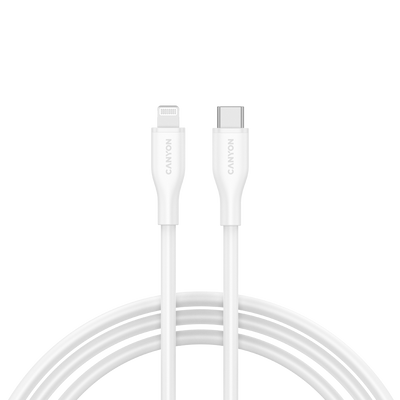 CANYON CLNM60 USB-C to Lightning Cable White