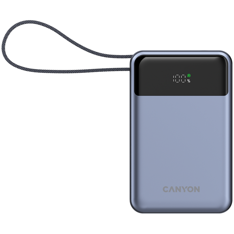 CANYON OnPower 600 Power Bank 20000mAh PD65W Dark Grey