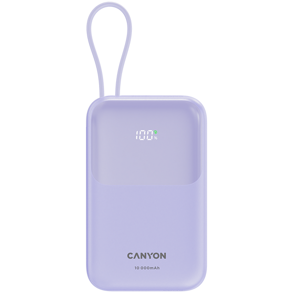 CANYON OnPower 101 Power Bank 10000mAh PD22.5W Purple